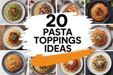 Adding toppings to pasta