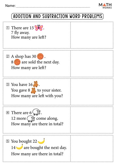 Word Problems Involving Addition