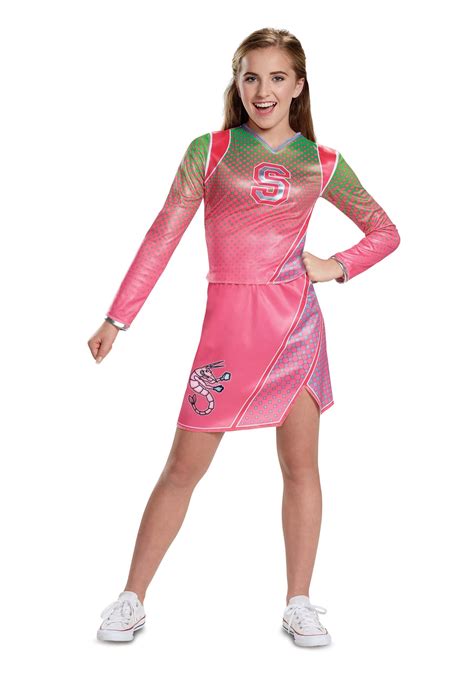 Disney Zombies 2 Addison Girls Deluxe Cheer Costume