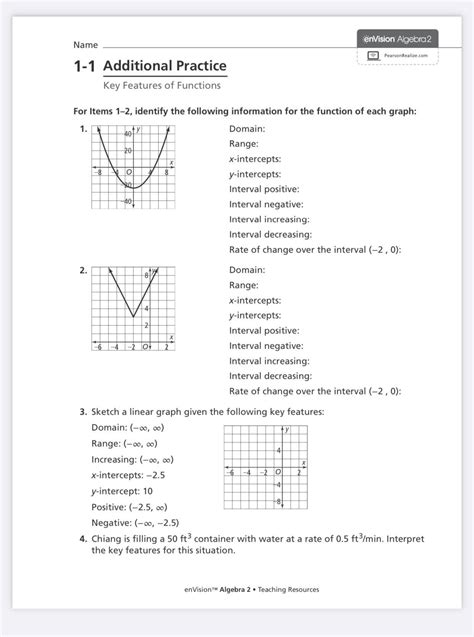 Additional Practice 8-2 Algebra Addition Patterns