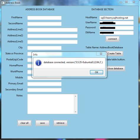 Address Book In Java