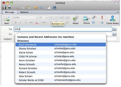 Address Book In Mac Mail