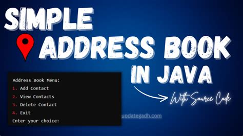 Address Book Java
