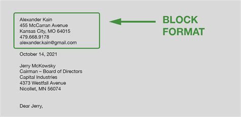 address format with zip code