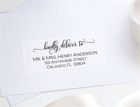 Address Labels For Recipient