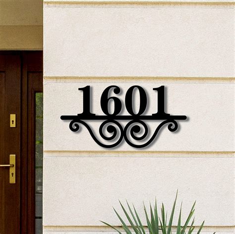 Address Numbers Sign
