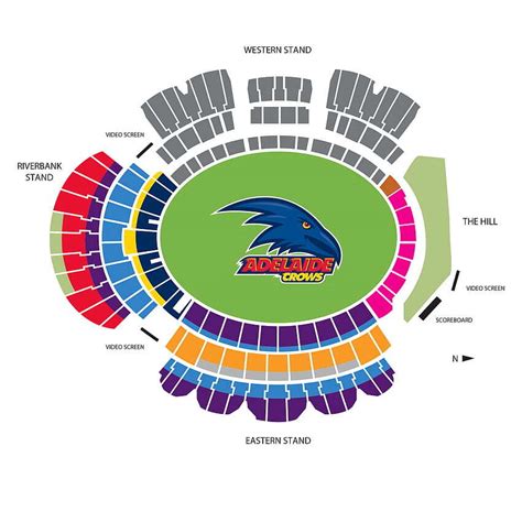 adelaide crows seating map