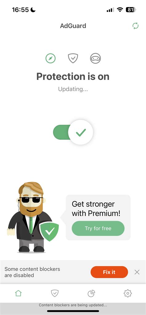 adguard not working iphone