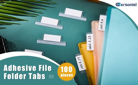 Adhesive File Tabs