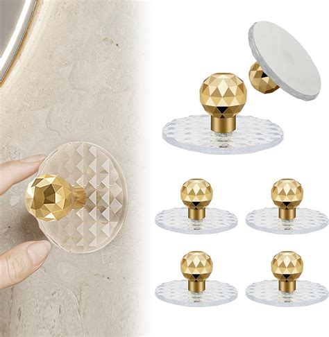Adhesive Knobs For Mirrors