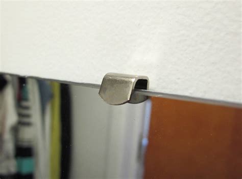 Adhesive Mirror Clips