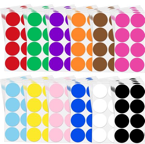 Adhesive Round Stickers