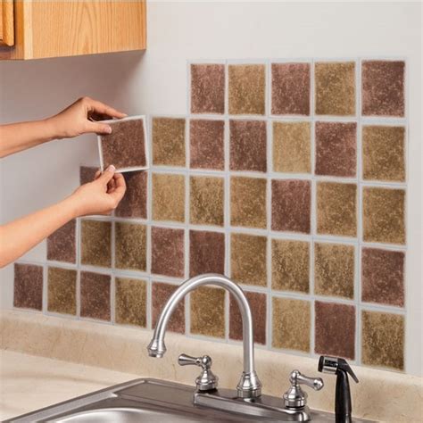 Adhesive Tiles For Backsplash