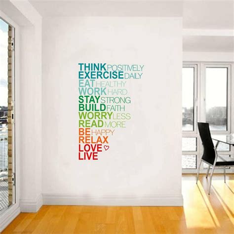 Adhesive Wall Quotes