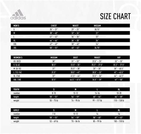 Adidas jacket sizes