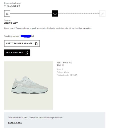 Adidas Lost Package Policy