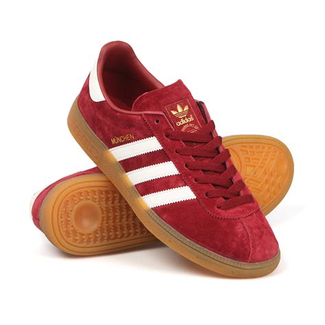 adidas munchen trainers red