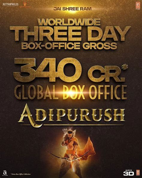 adipurush box office collection day 3