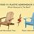 adirondack chairs plastic vs wood