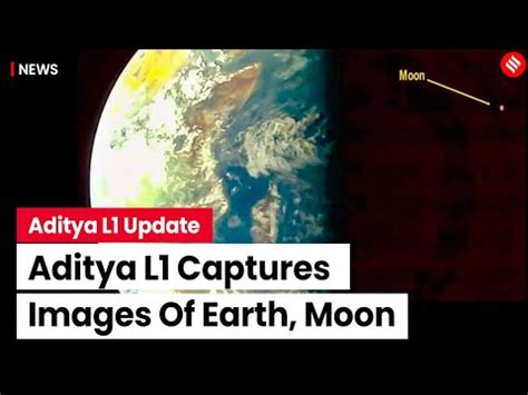 aditya-l1 sends remarkable images of earth