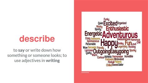 Adjective For Script