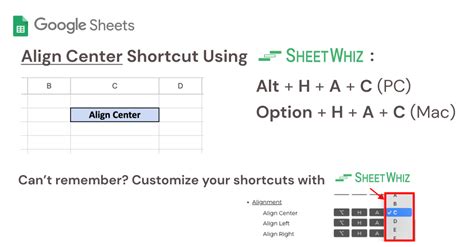Adjust Alignment on Google Sheets