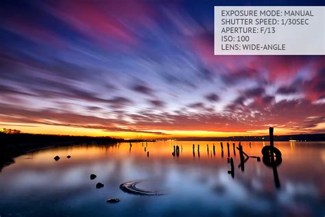 adjust camera before sunset