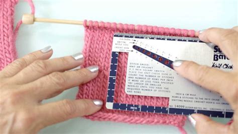 adjust gauge knitting
