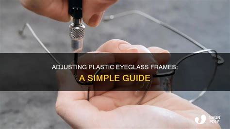 adjust plastic eyeglass frames