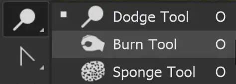 Adjust the Size of the Burn Tool