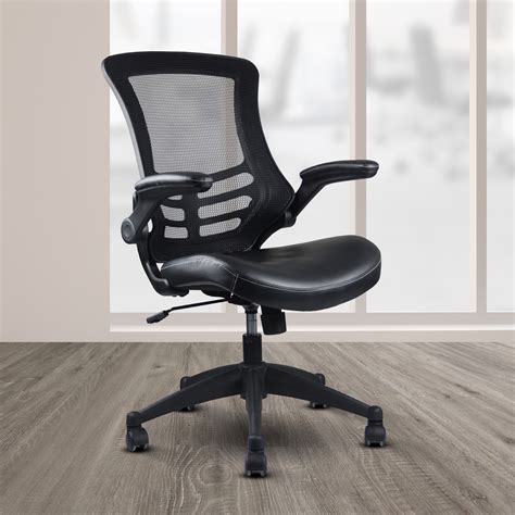AC Pacific Adjustable Swivel Office Chair, Brown Walmart