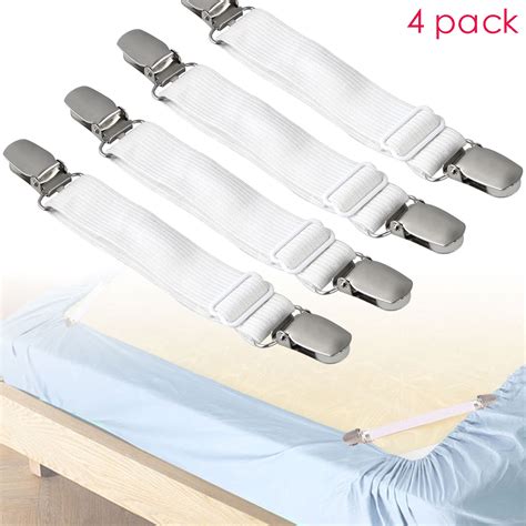 Adjustable Bed Fitted Sheet Straps