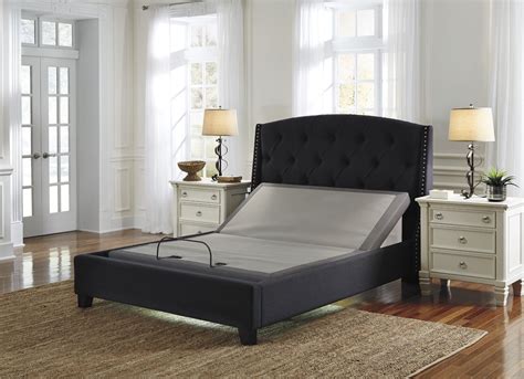 adjustable bed frame queen ashley furniture