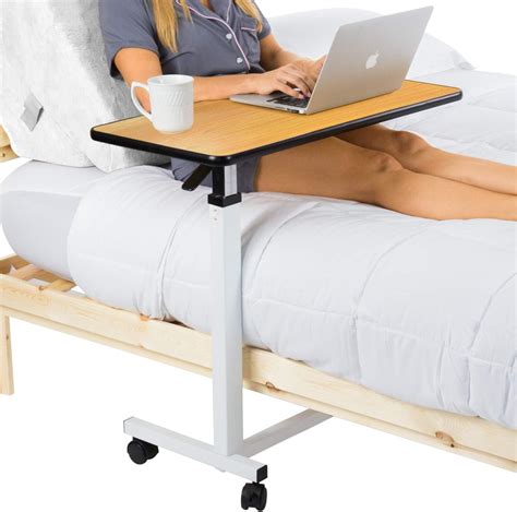 Adjustable Bed Table Tray