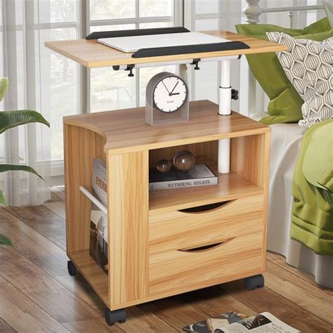 Adjustable Bedside Table With Drawer