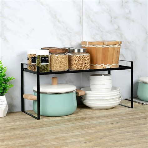 adjustable cabinet shelf organizer