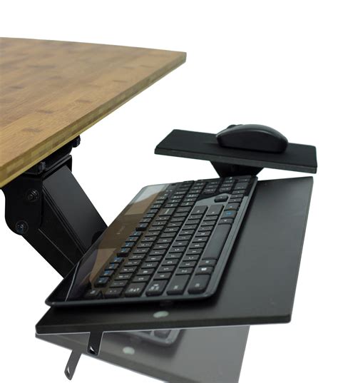 Adjustable Computer Table With Keyboard Tray