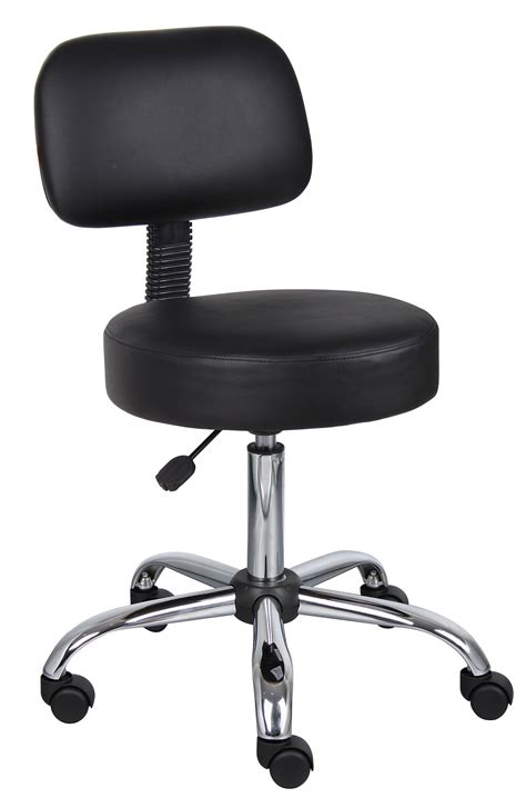 adjustable desk stool with back