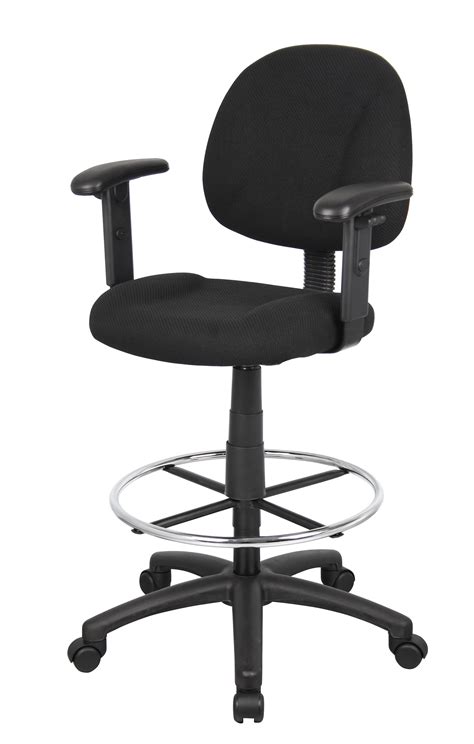 adjustable drafting chair with footrest