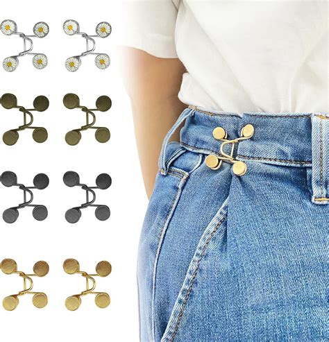 adjustable jeans button