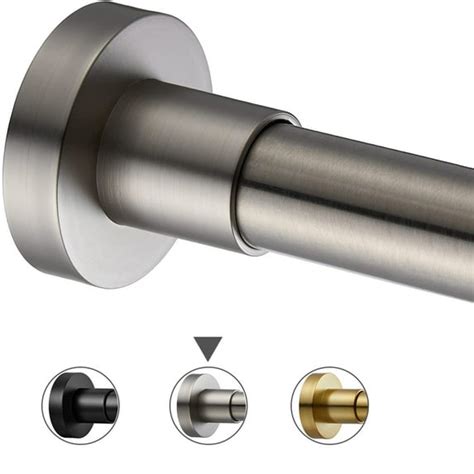 Adjustable Nickel Shower Rod