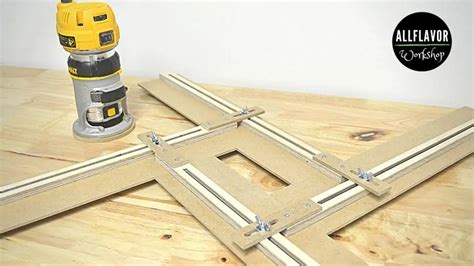 Adjustable Router Guide Template