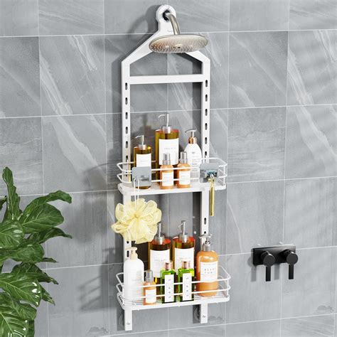 adjustable shower caddy