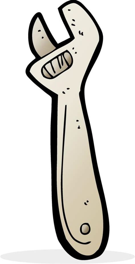 Adjustable Spanner Cartoon