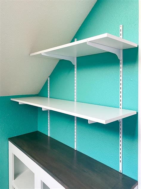 adjustable wall mounted shelves