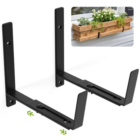 adjustable window box brackets