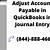 adjusting accounts payable in quickbooks