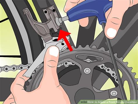 adjusting a front derailleur