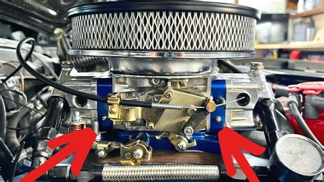 adjusting and tuning a 4 corner idle carb on a engine