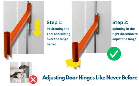 Adjusting Door Hinge Knuckles